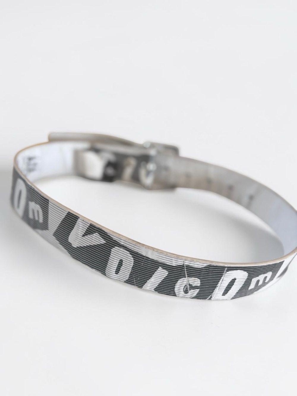 Volcom Belt Skate Style White Logo Graphic Adjustable Y2K